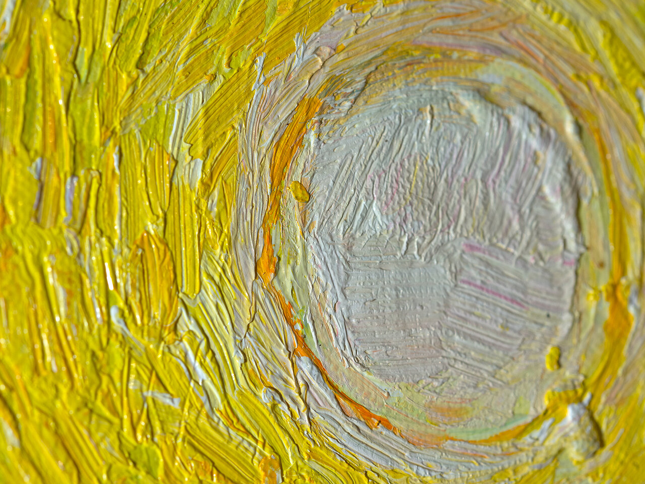 Enclosed Field with Rising Sun detail