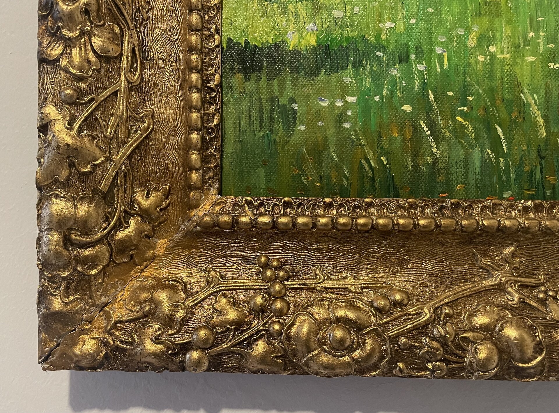 frame Poet's Garden Van Gogh replica