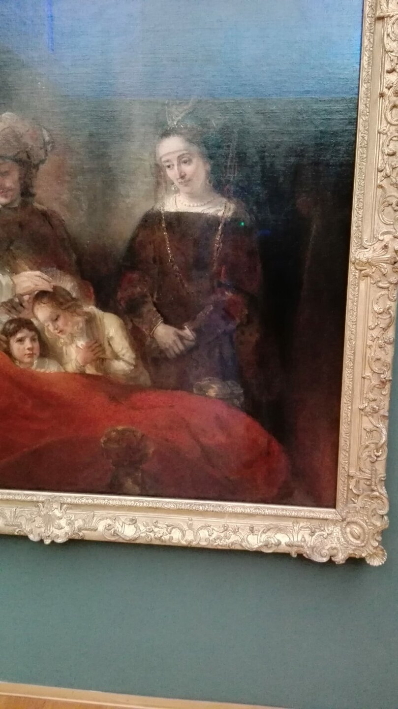 deatil Jacob Blessing the Sons of Joseph by Nard Kwast Rembrandt replica