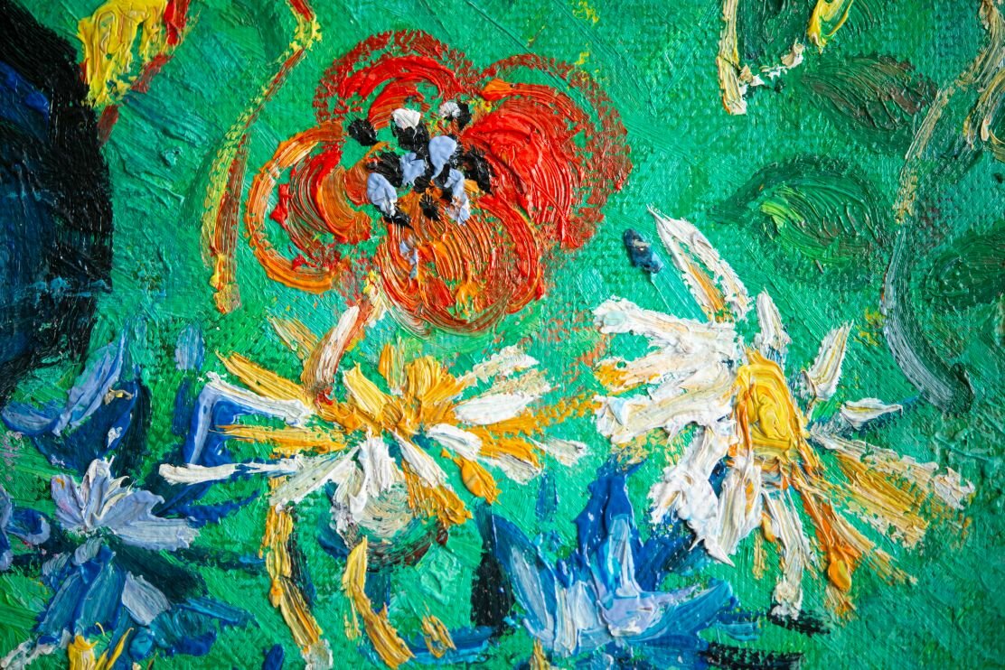 detail Portrait of the Postman Joseph Roulin Kr&ouml;ller-M&uuml;ller Van Gogh reproduction