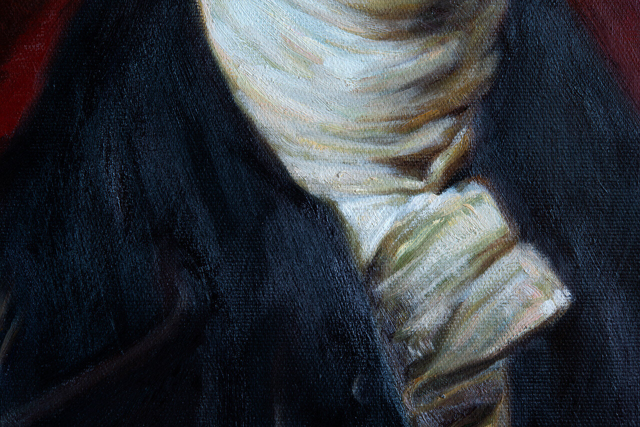 Henry Brougham by Thomas Lawrence replica detail