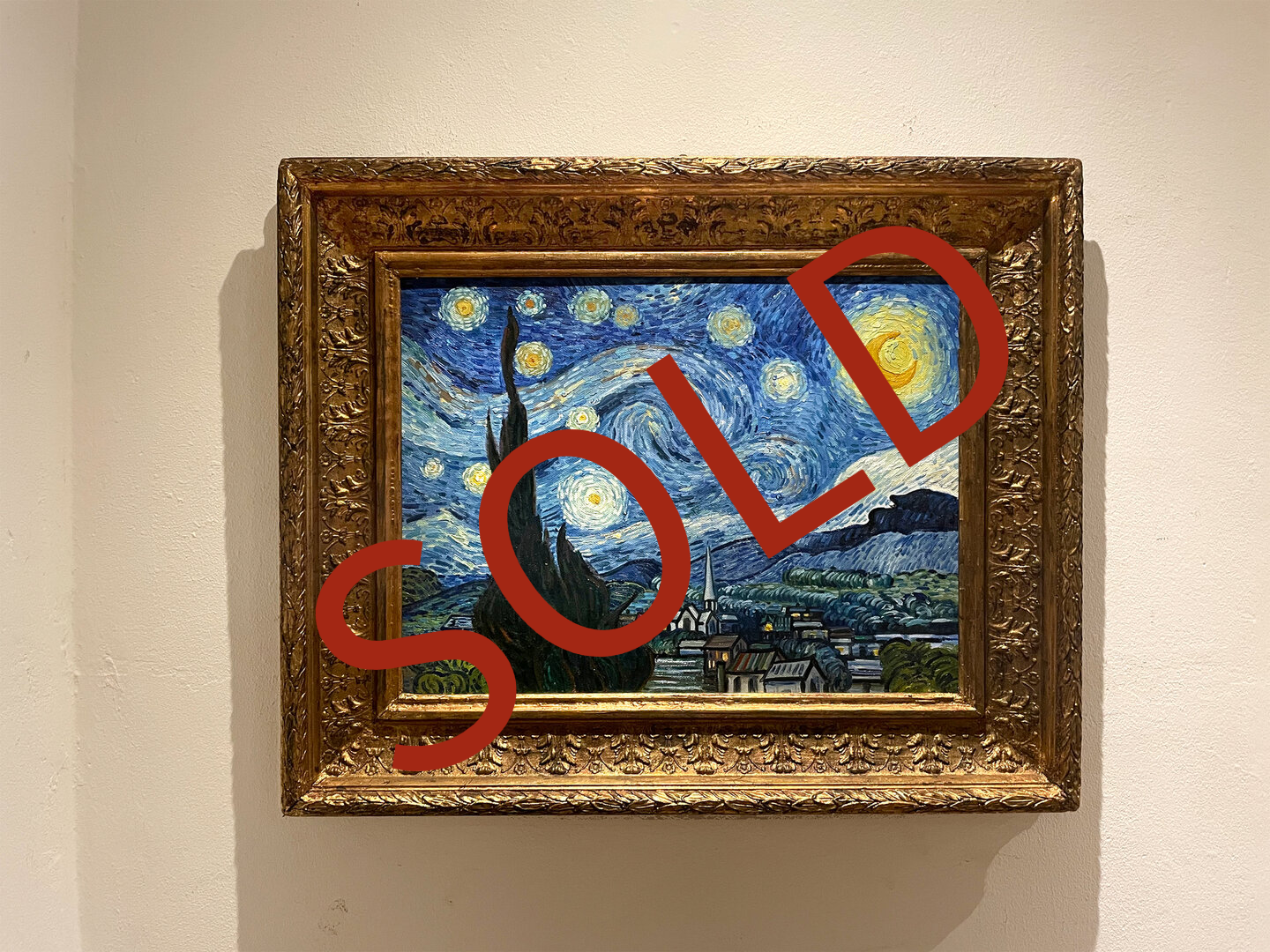 Sold Starry Night Vincent van Gogh reproduction