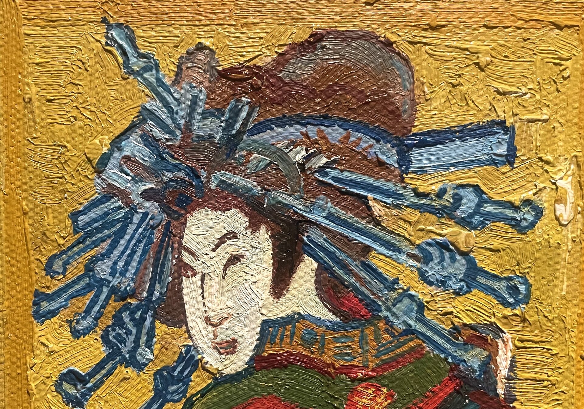 detail Oiran The Courtesan framed Van Gogh replica