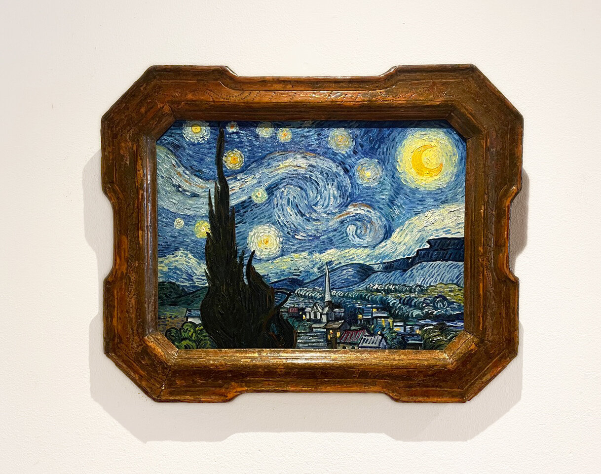 Starry Night Van Gogh reproduction framed