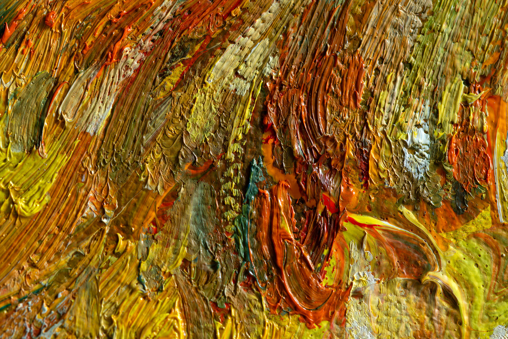 Four Cut Sunflowers Van Gogh reproduction detail