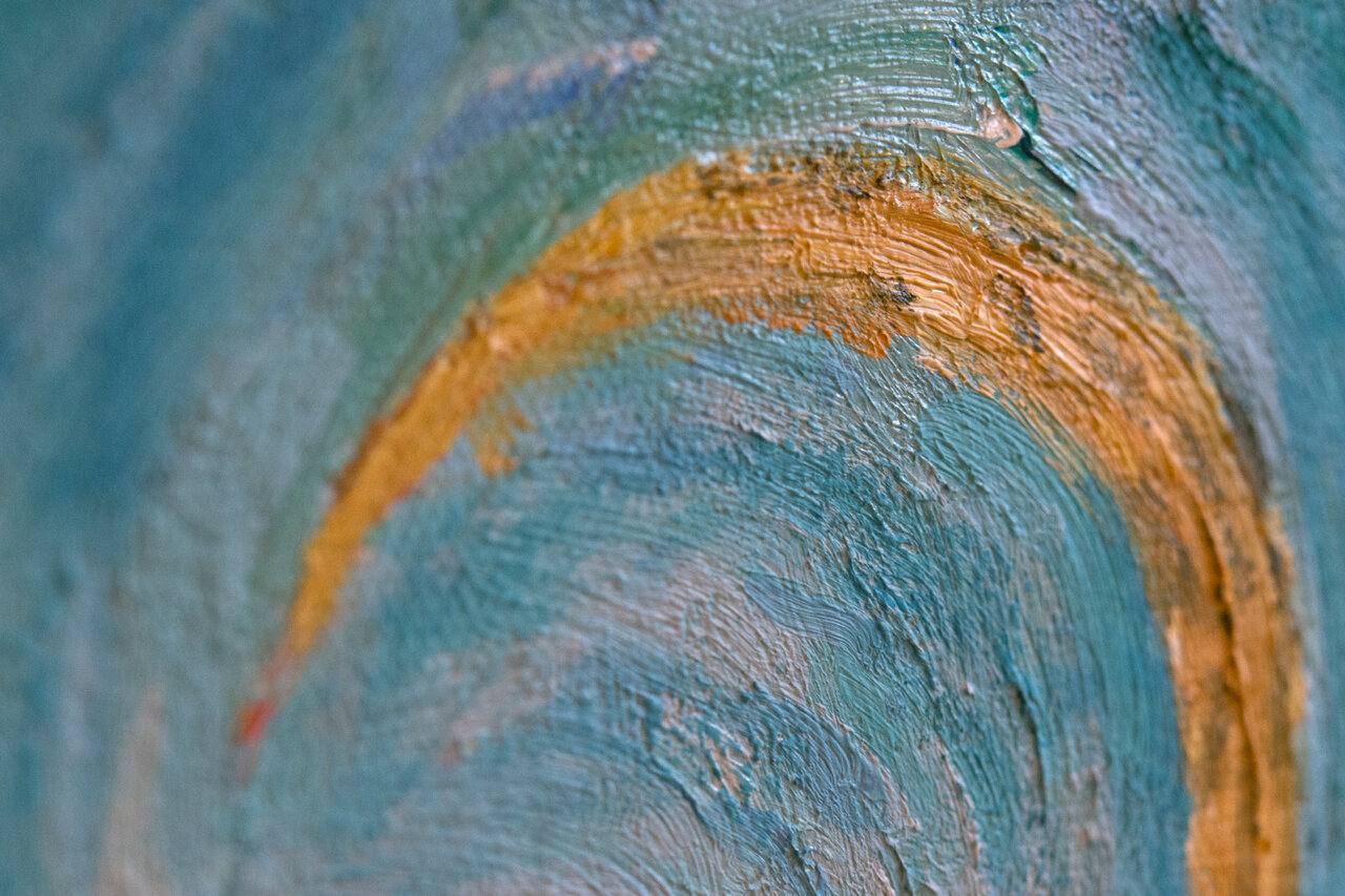 replica Cypresses detail Oil Painting