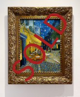 sold Cafe Terrace Vincent van Gogh replica framed