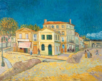 The Yellow House Van Gogh reproduction
