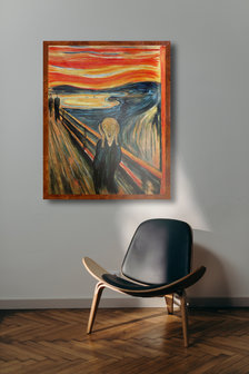 The Scream Munch reproduction framed