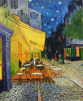 Van Gogh reproduction Cafe Terrace at Night Oil Painting