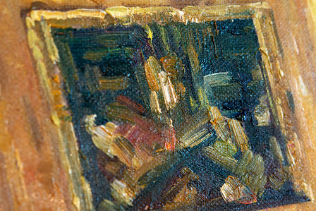 Interior of a Restaurant in Arles Van Gogh Replica painting detail