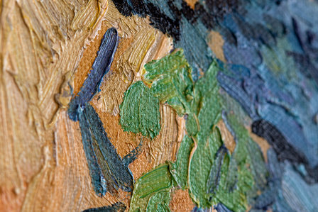 detail Tree Roots Van Gogh reproduction 