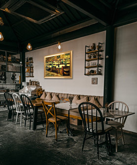 Interior of a Restaurant