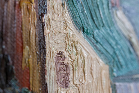 detail Houses in Auvers Van Gogh Replica
