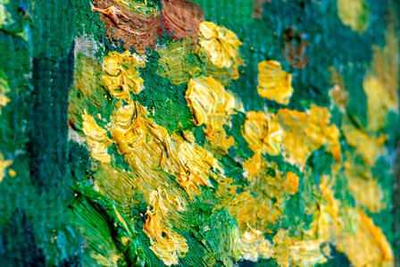 detail Trees and Undergrowth Van Gogh reproduction