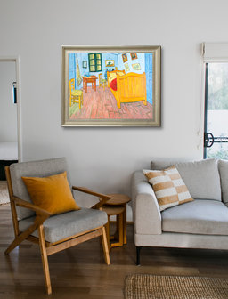 Vincents bedroom in Arles Van Gogh replica framed