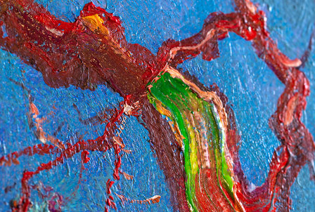 detail The Red Tree House Leo Gausson reproduction