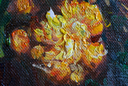 Poppy Flowers Van Gogh replica detail