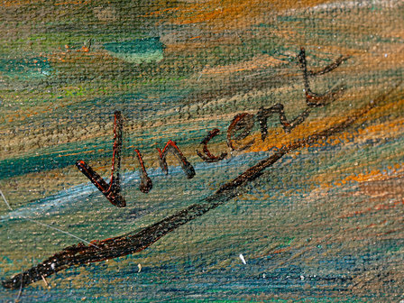 signature The Cottage Van Gogh reproduction