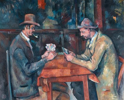 The Card Players Cezanne reproduction