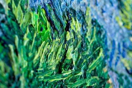 Olive Grove framed Van Gogh replica detail
