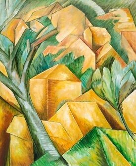 Houses at lEstaque Georges Braques reproduction