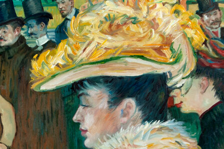 detail At the Moulin Rouge The Dance Toulouse-Lautrec reproduction
