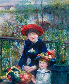 Two Sisters on the Terrace Renoir reproduction