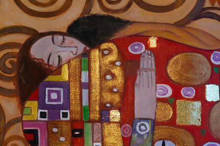 Tree of Life Gustav Klimt replica detail