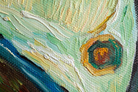 detail Self-Portrait Dedicated to Paul Gauguin Van Gogh Reproduction