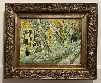 The Road Menders framed Van Gogh replica