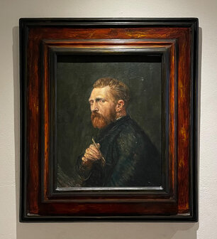 Van Gogh portrait by John Peter Russell replica