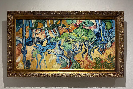 Tree Roots framed Van Gogh replica