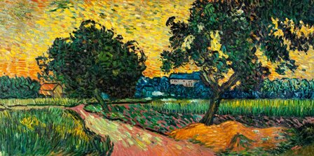 Landscape at Twilight Van Gogh Reproduction