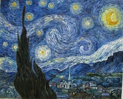 Sterrennacht Van Gogh reproductie schilderij Van Gogh Studio