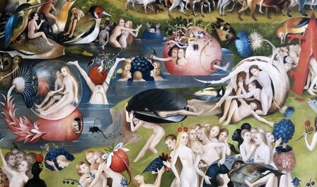 The Garden of Earthly Delights by Jheronimus Bosch middle part reproduction details