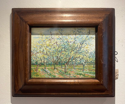 The White Orchard framed Van Gogh reproduction