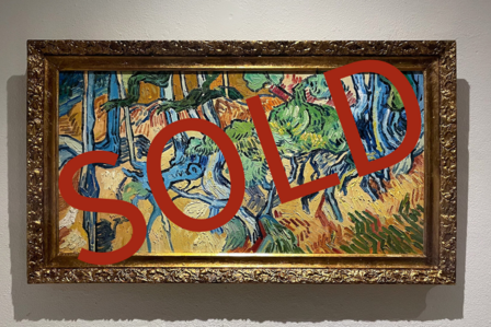 sold Tree Roots framed Van Gogh replica