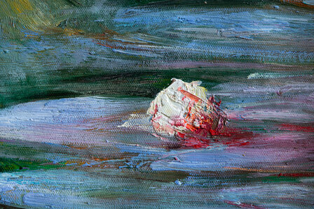 Water Lilies Paris, Monet replica detail