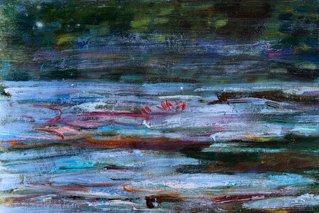 Water Lilies musee dorsay reproduction detail