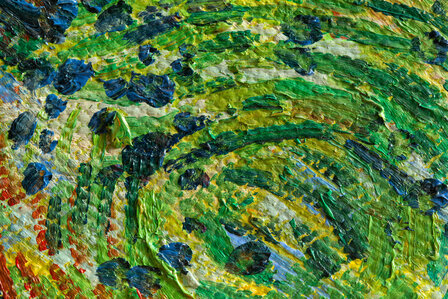 Garden at Arles framed Van Gogh reproduction detail