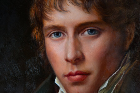 detail Portrait of Stanisław Mniszek by Fran&ccedil;ois Gerard reproduction