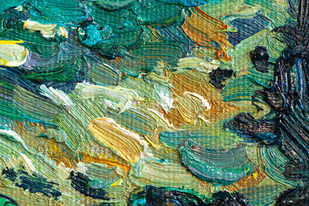 Undergrowth Van Gogh reproduction detail