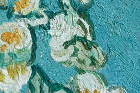 deatil Blossoming Almond Tree Van Gogh framed reproduction