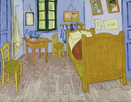 Vincens Bedroom in Arles Musee dOrsay Van Gogh Reproduction
