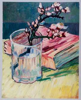 Blossoming Almond Branch Van Gogh reproduction