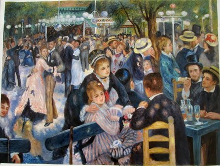 Dance at the Moulin de la Galette Renoir reproduction