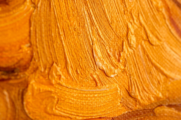 Two Cut Sunflowers Oil painting Reproduction detail