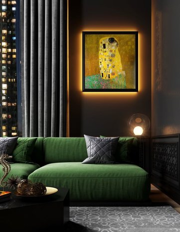 The Kiss Klimt  framed