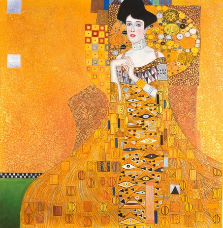 Portrait of Adele Bloch Bauer Klimt reproduction